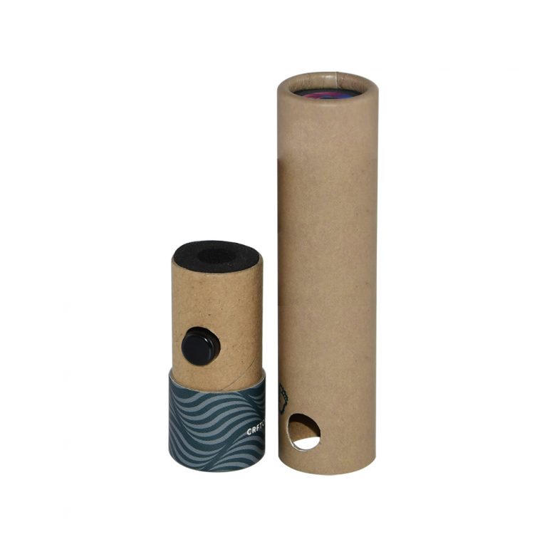 Tubos de papel kraft resistentes a crianças impressos personalizados para cartucho de vaporizador