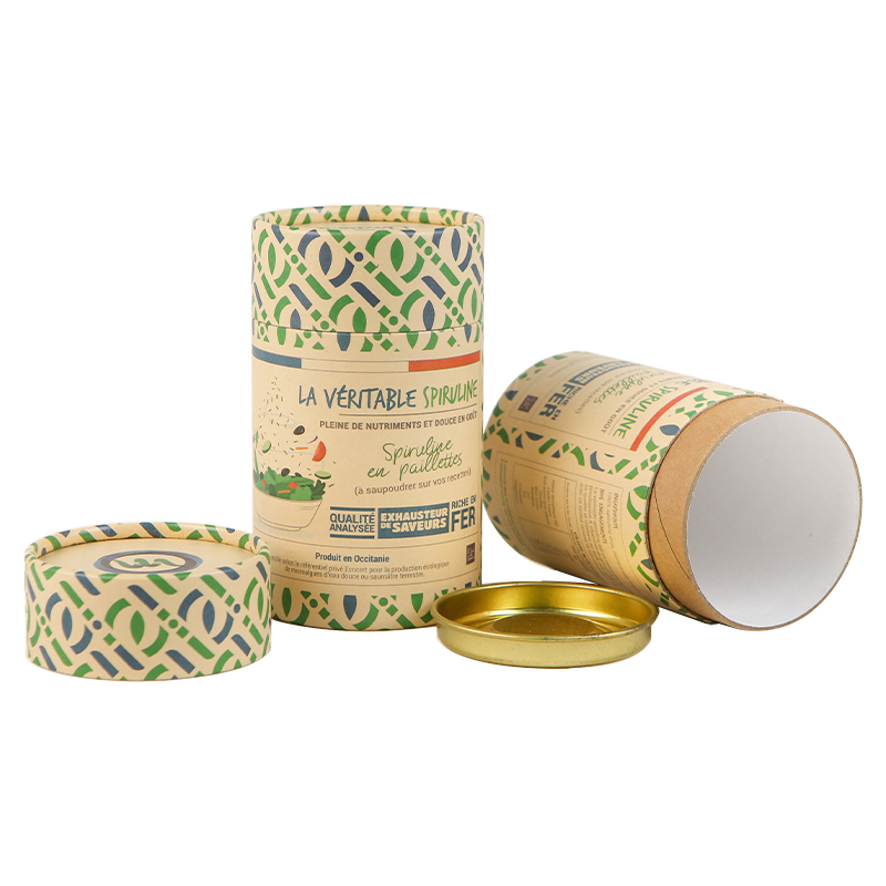 Food Supplements Paper Tube Box