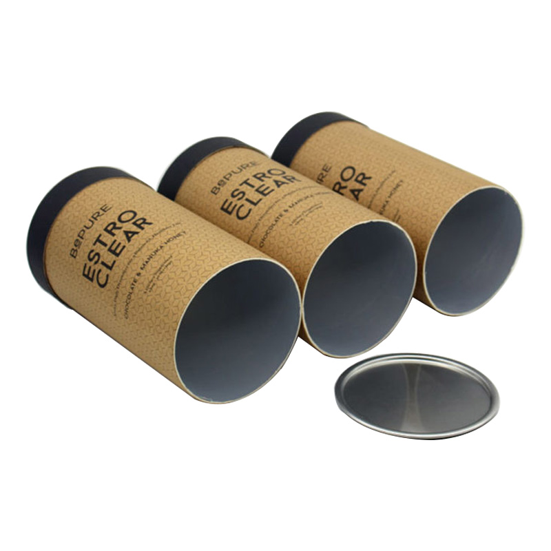 Chocolate Powder Paper Tube Box