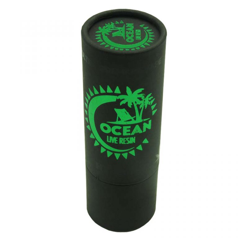 Custom Paper Tube Boxes Concentrate Live Resin Pods Packaging