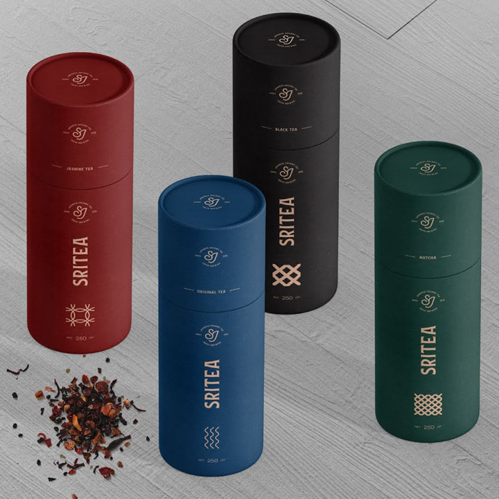 Tea Cardboard Tube Packaging