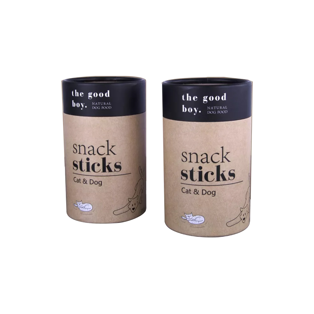 Kraft Paper Canisters with Peel-Off Lid